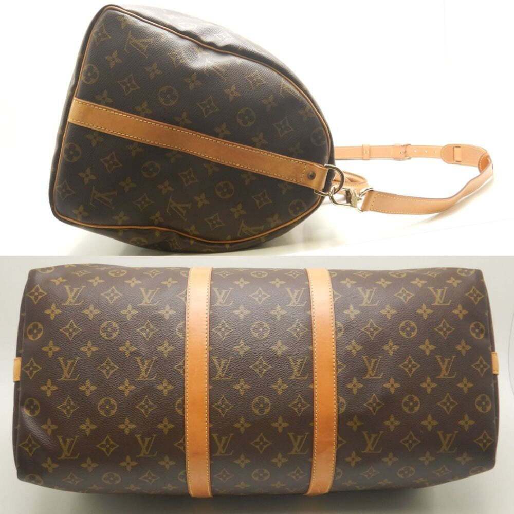 LOUIS VUITTON Authentic Brown Monogram Boston Bag - Picture 4 of 10